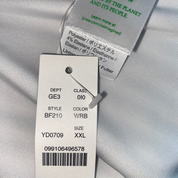 New J. Crew Striped Textured Hipster Bikini Swim Bathing Suit Bottom Size XXL - Picture 6 of 8